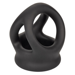alpha ring by Calextotics Ballstretcher en silicone Alpha Dual 37 mm Noir